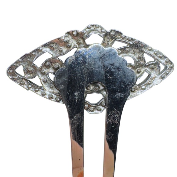 Kirks Folly Silver Tone & Faux Marcasite Art Deco Inspired Hair Pin/Accessory main image 7